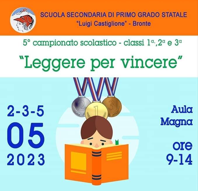 Alla S.M. “L. Castiglione” di Bronte la quinta edizione del campionato scolastico “Leggere per Vincere” – Diretta su YouTube