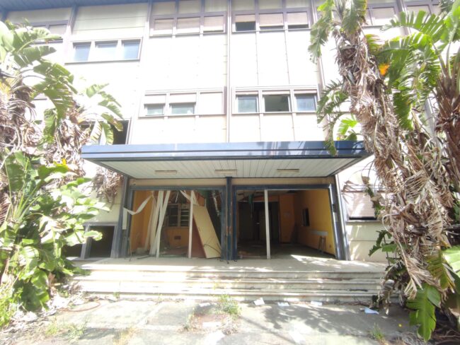 Sopralluogo all’ex ospedale Ferrarotto: presente anche il candidato sindaco Maurizio Caserta