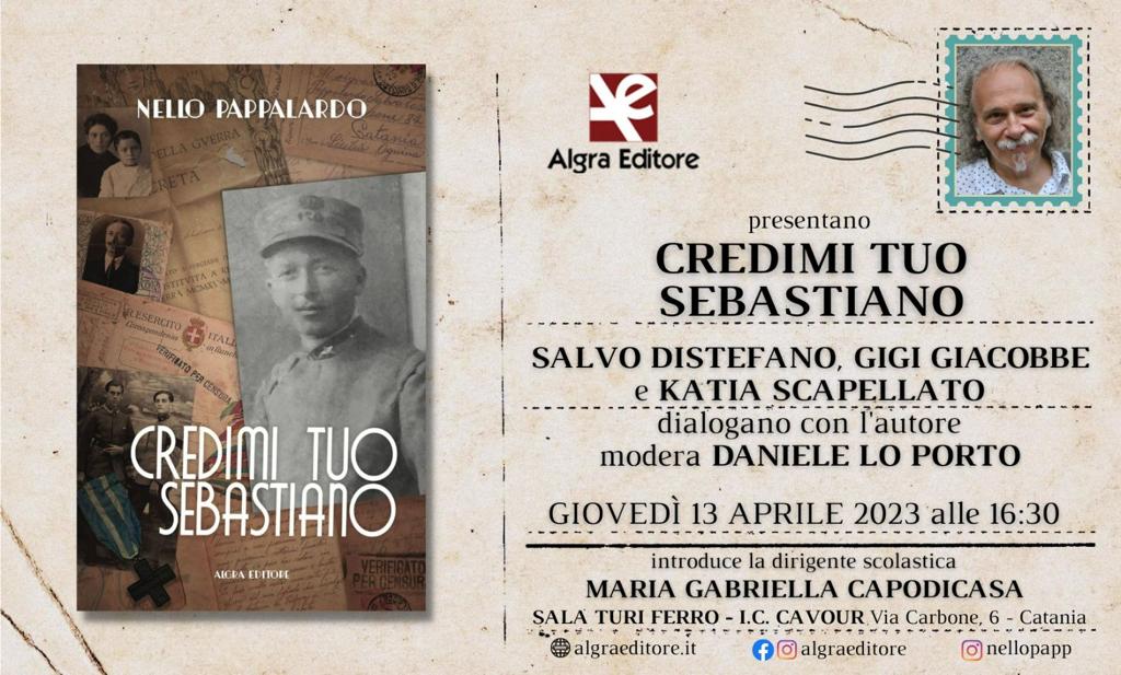 Presentazione del libro “Credimi tuo Sebastiano” all’I. C. “Cavour” di Catania