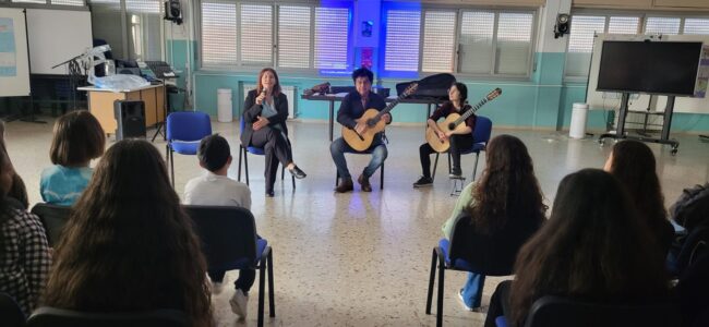 Concerto del Maestro Scuderi alla scuola “Maiorana” di Catania