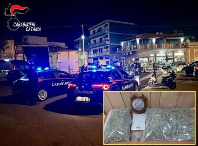 Incensurato catanese finisce in manette, in un fabbricato deteneva oltre 1,5 chili di droga