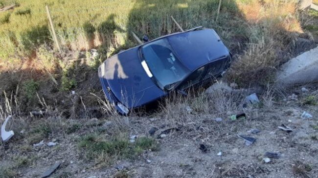 Incidente Ravanusa, auto in un dirupo dopo lo scontro con un camion: due feriti