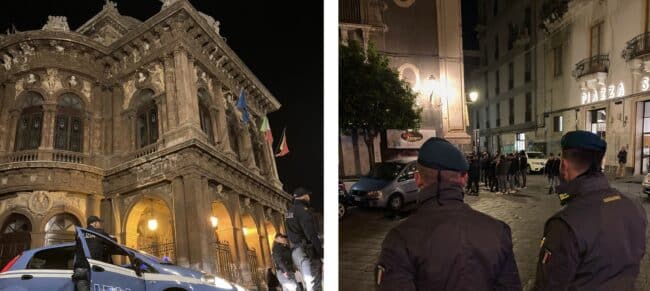 Controlli interforze sulla movida catanese del centro storico