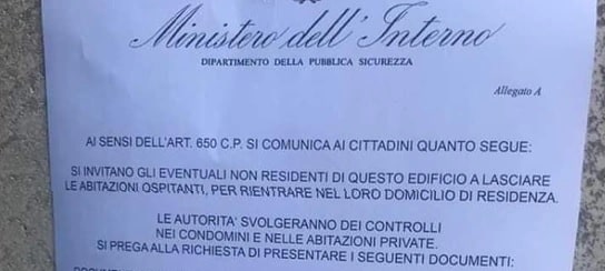 “Lasciate le case”: ma è un raggiro per derubare gli appartamenti