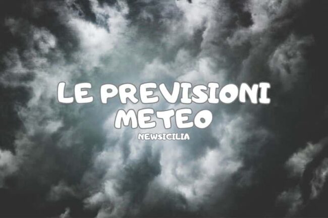 Meteo Sicilia, le previsioni per domani 14 maggio