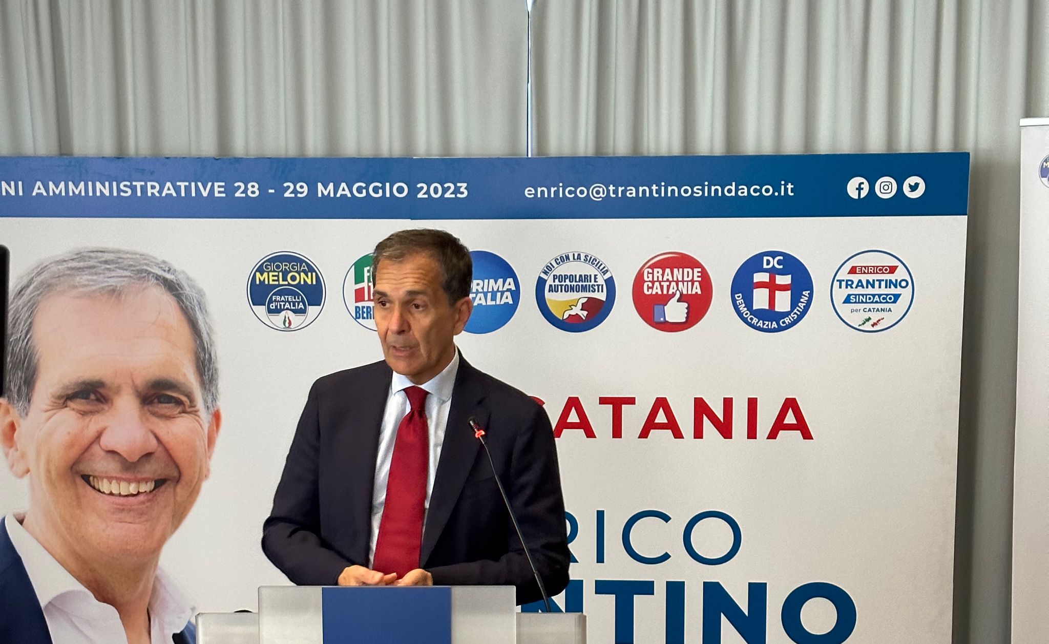 Catania, la prima conferenza stampa da sindaco di Trantino – INTERVISTE VIDEO e temi “sensibili”