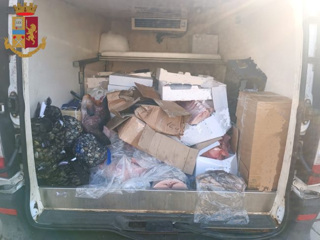 Furgone carico di pesce in pessimo stato, nel mirino una nota pescheria di Catania
