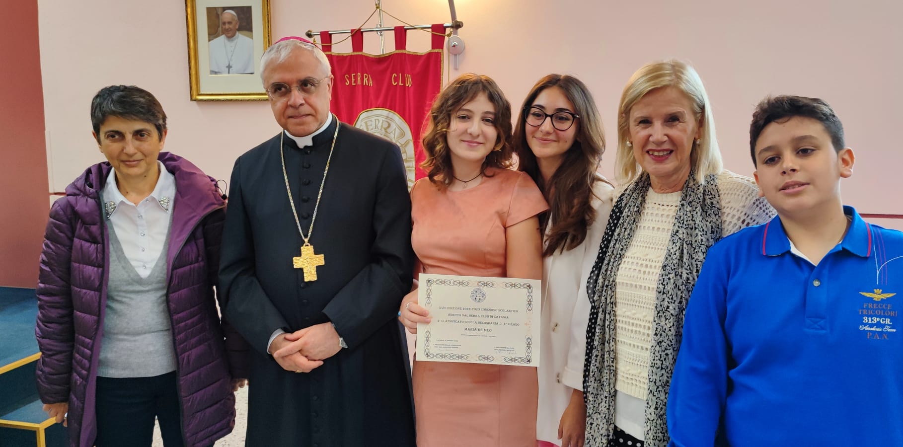 Concorso Scolastico Serra Club XVIII, premiazione degli studenti della Cavour di Catania