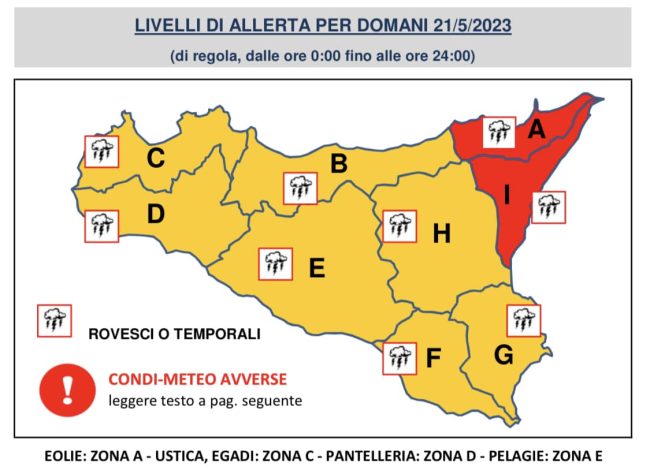 sicilia allerta meteo