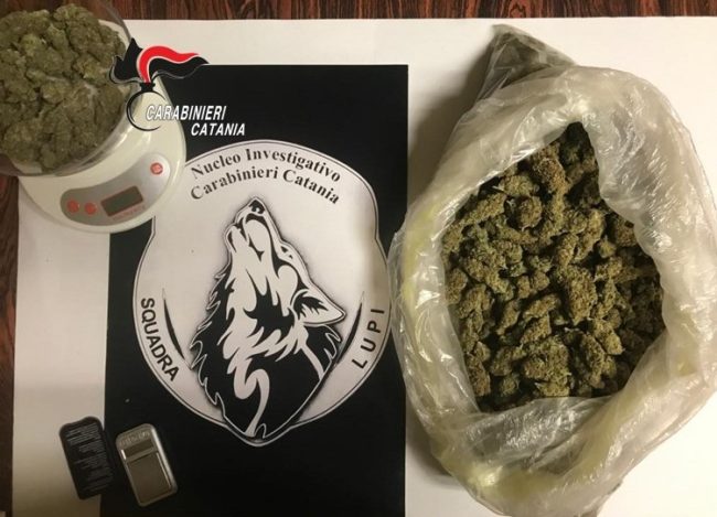 Catania, arrestato 29enne che ha condotto i carabinieri al suo “covo della droga”