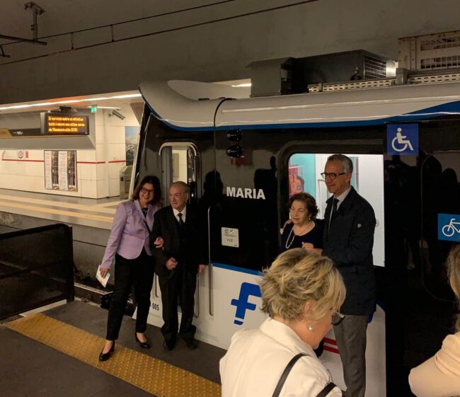 Inaugurato il quinto elettrotreno alla Stazione Stesicoro della Metropolitana di Catania