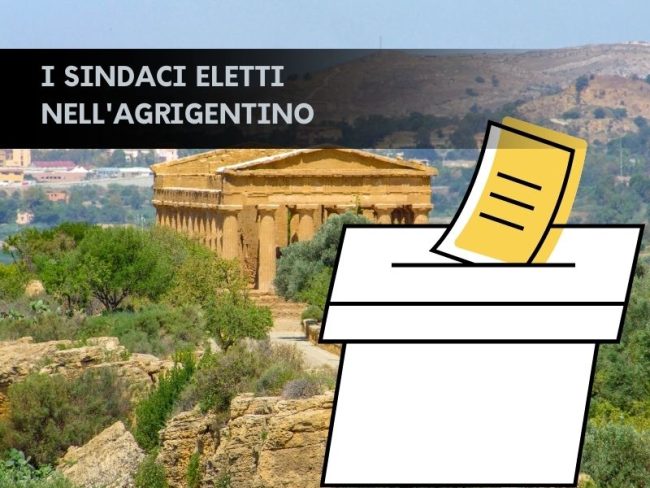 Elezioni Amministrative Agrigento: chi sono i sindaci eletti
