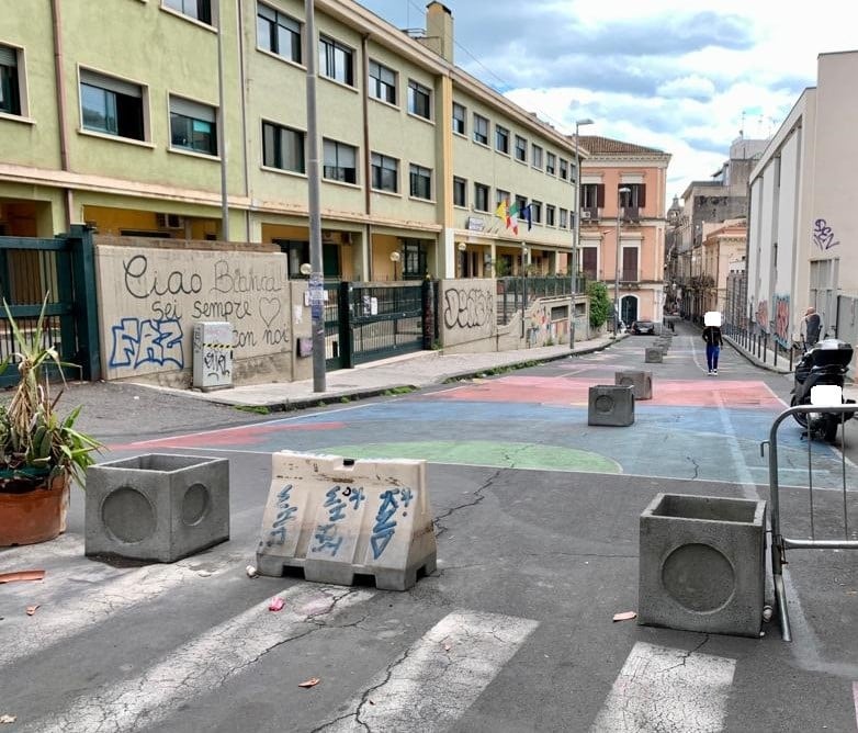 Viabilità in via Carbone a Catania, strada parzialmente aperta al traffico. Ferrara: “Risultati importanti”