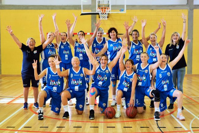 Campionati Europei Master di Basket, l’Italia Donne over 55 vince contro la Gran Bretagna