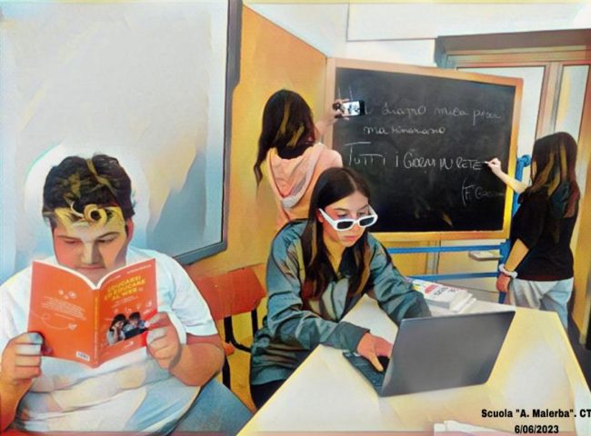 Incontro con l’autore, i ragazzi dell’I.C. “A. Malerba” dialogano con Alfredo Petralia di “Educarsi ed educare al web”