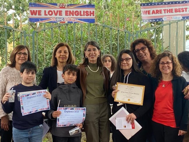 Premiazione “The Big Challenge” e il progetto “Corsa contro la fame” all’I.C. Don A. La Mela di Adrano plesso Mazzini