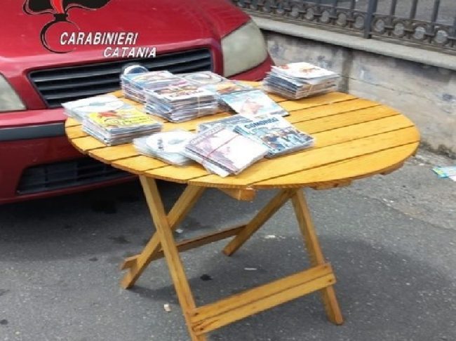Prodotti contraffatti e allaccio abusivo alla rete elettrica, denunce e sequestri nel Catanese