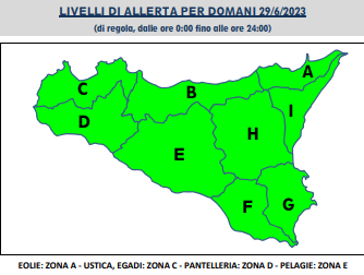 meteo sicilia 29 giugno