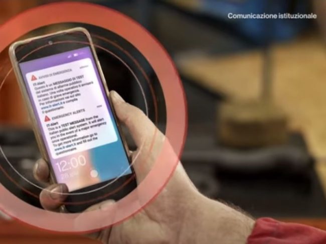 IT-alert, cosa accadrà mercoledì alle 12 nei cellulari della Sicilia
