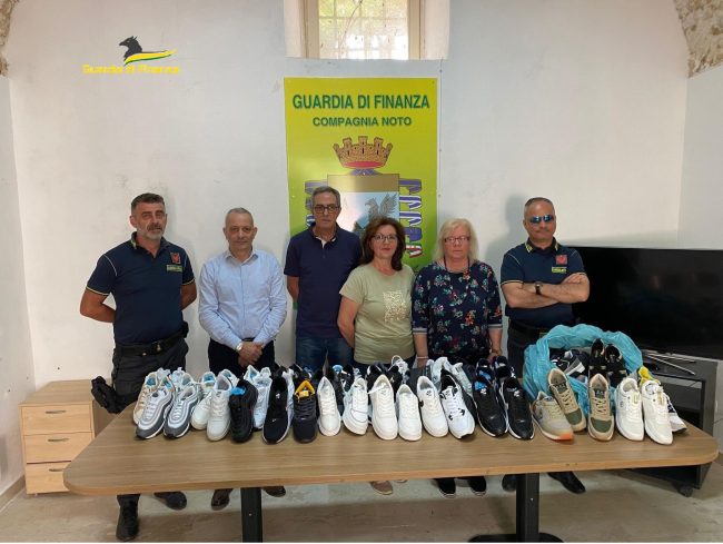 Scarpe sequestrate nel Siracusano donate alla Croce Rossa Italiana