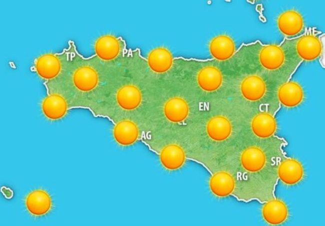 Meteo Sicilia, le previsioni per domani 11 luglio