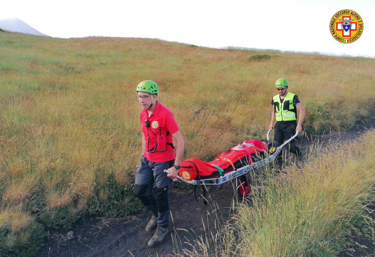 Soccorso un escursionista sull’Etna