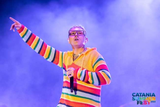 Villa Bellini in visibilio per il rapper milanese Lazza