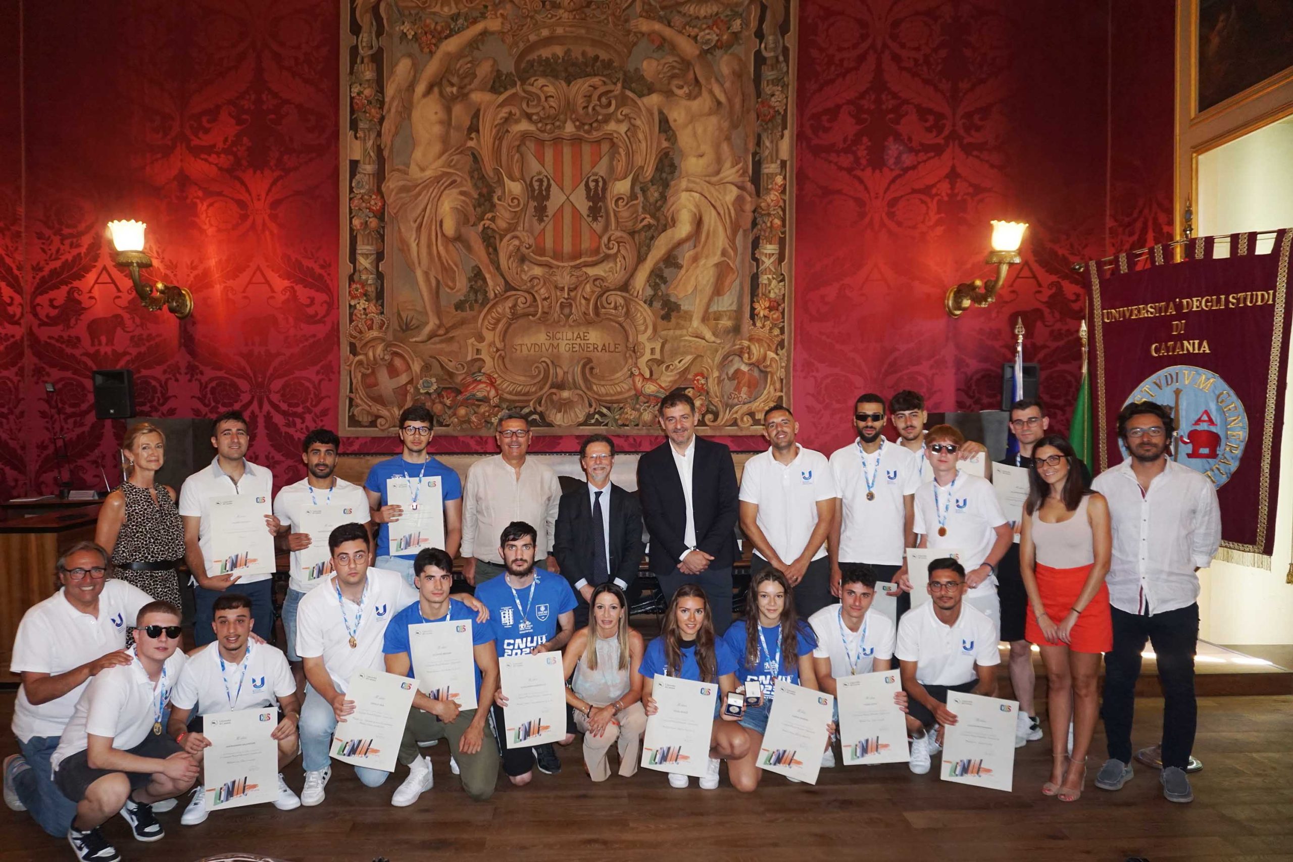 Cus Catania, premiati gli studenti vincitori di medaglie ai CNU