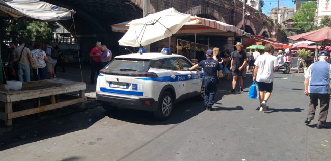 Catania, verbali e sequestri alla Fiera e in Pescheria