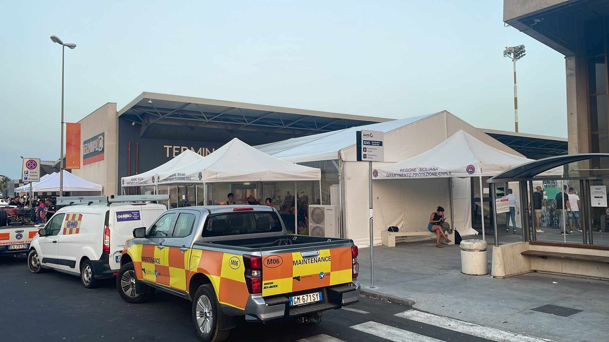 Aeroporto Catania, operativa tensostruttura a supporto Terminal C