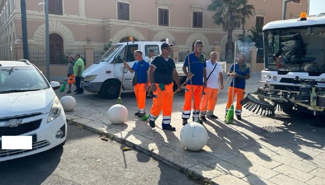 Festino di Santa Rosalia, Rap in azione: già ripulite le aree coinvolte