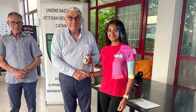 Anastasia Insabella atleta dell’anno dell’Unione Nazionale Veterani dello Sport