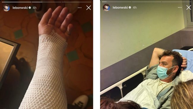 Infortunio per Salmo, annullati tutti i concerti in Sicilia. Il rapper: “Perdonatemi”