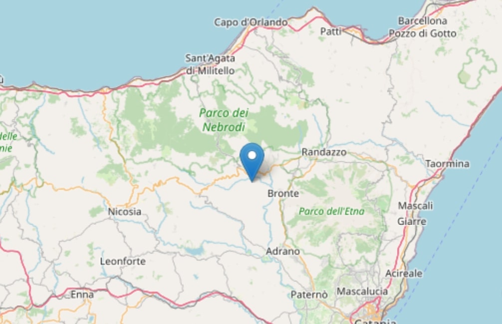 Terremoto, scossa 4.0 a Cesarò: sisma avvertito anche a Catania