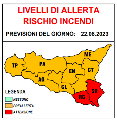 Allerta incendi