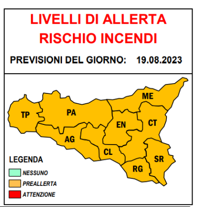 Allerta incendi sicilia