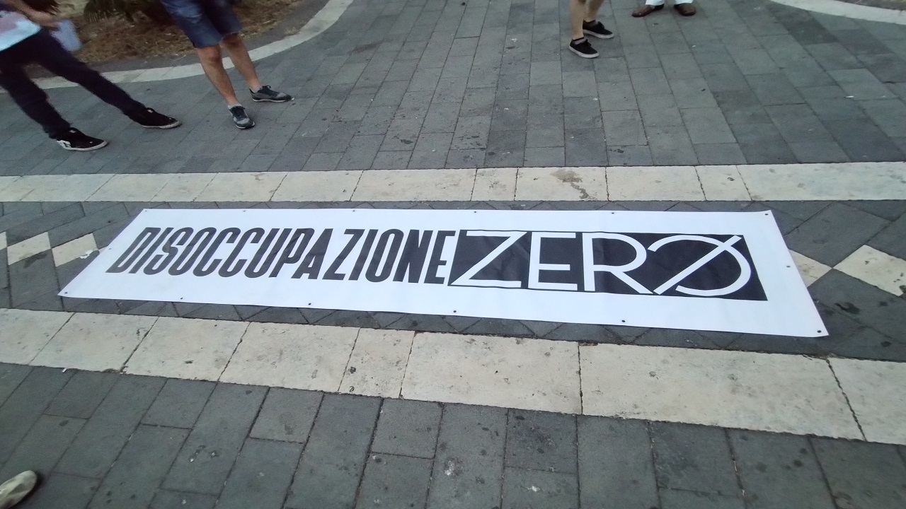 Reddito di Cittadinanza, la protesta a Catania