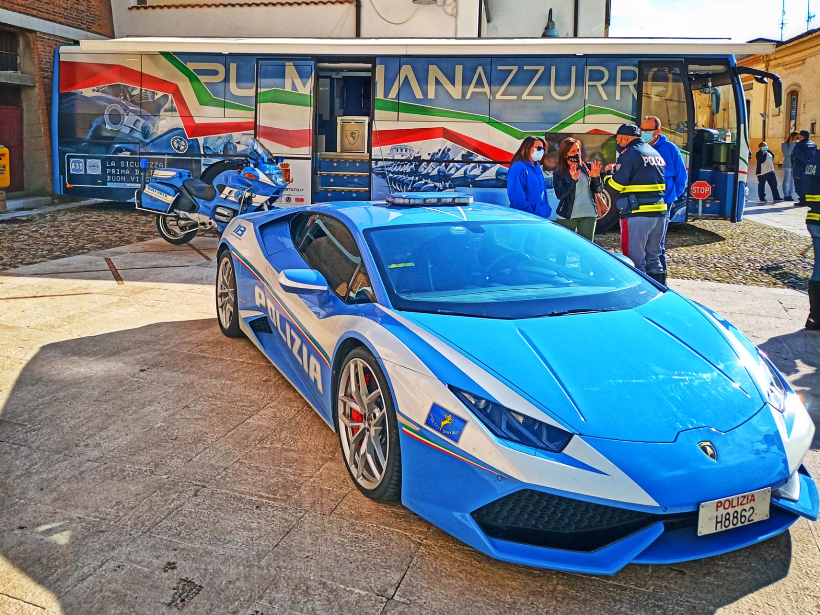 La Lamborghini della Polizia sbarca in Sicilia: quando e dove vederla