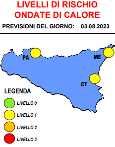 Livelli rischio di calore