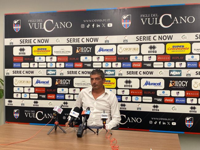 Catania-Crotone, la conferenza prepartita di mister Tabbiani