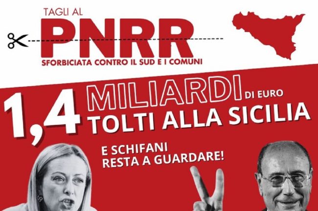 Pd contro Schifani: “Tolti 1,4 miliardi di euro alla Sicilia e lui resta a guardare”