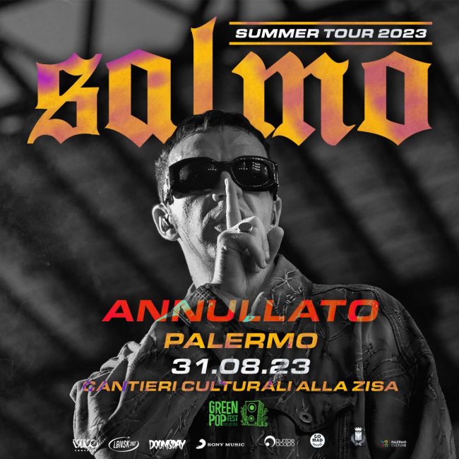 Salmo annullati concerti