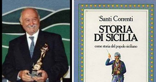 Santi Correnti storico e combattente senza spada armato dall’amore per la Sicilia