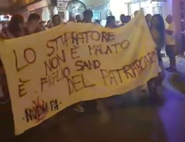 Stupro di gruppo a Palermo, ennesimo corteo nei luoghi della movida