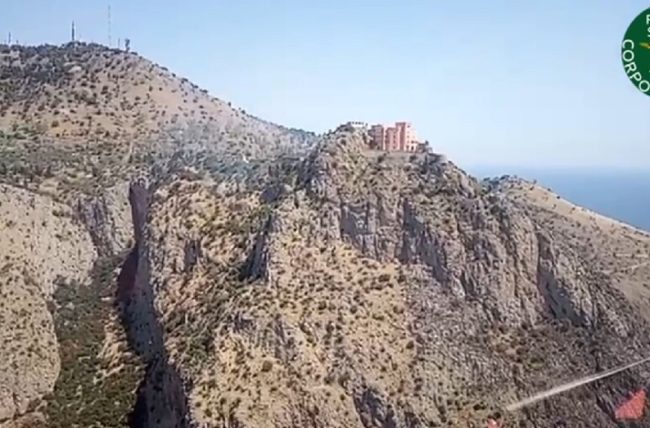 Brucia di nuovo Monte Pellegrino, Forestale in azione da ieri