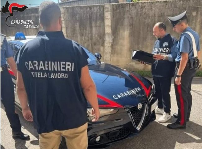 Detenuto in semilibertà lavora “in nero”: scattano sanzioni nel Catanese