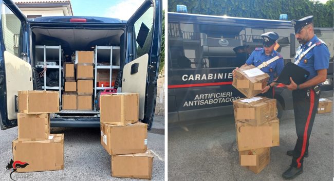 Nasconde 80 chili di esplosivi in un garage, in manette 32enne