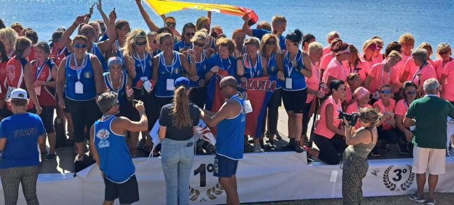 Medaglia d’oro per il Circolo Canoa Catania agli Europei di dragon boat