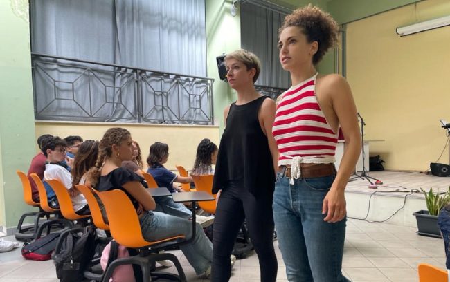 Al Liceo Spedalieri di Catania si assiste allo spettacolo “Cassandra Global Warner”