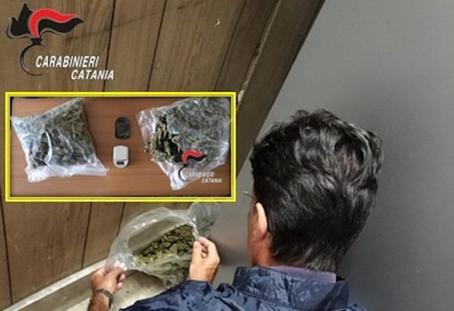 Droga nel controsoffitto, un arresto a Giarre